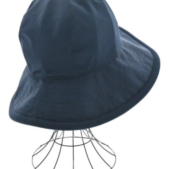 Hermes Hat Cotton Silk Navy Blue main image 3